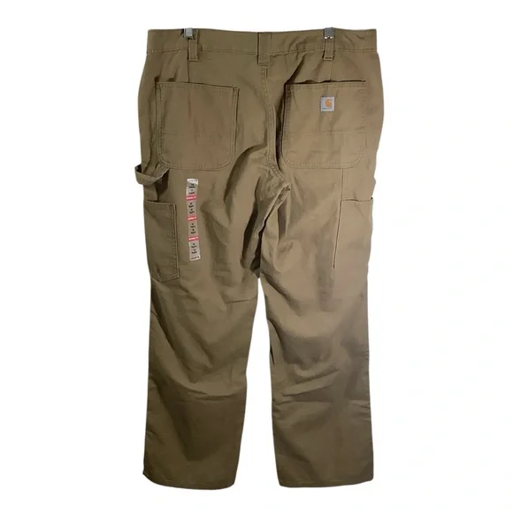 Carhartt Tan Cargo Pants Durable Workwear Original Fit - Picture 4 of 8